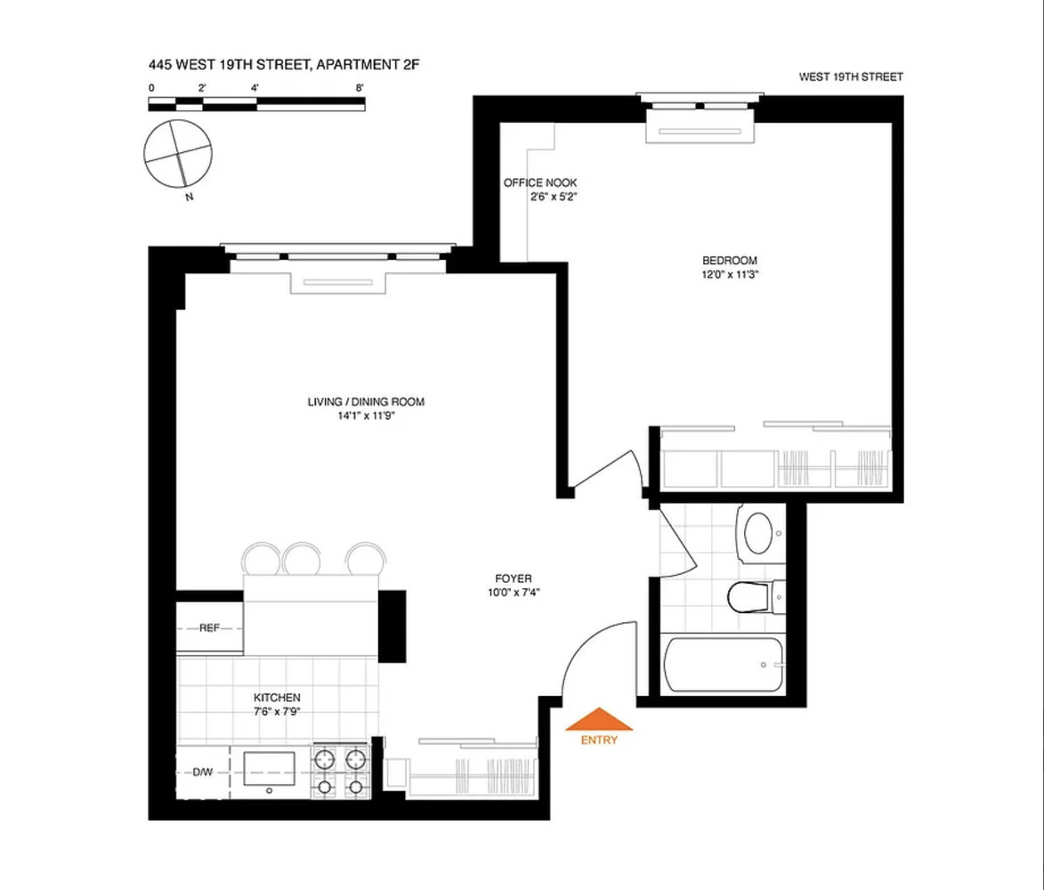 445 West 19th Street 2F Chelsea New York NY 10011