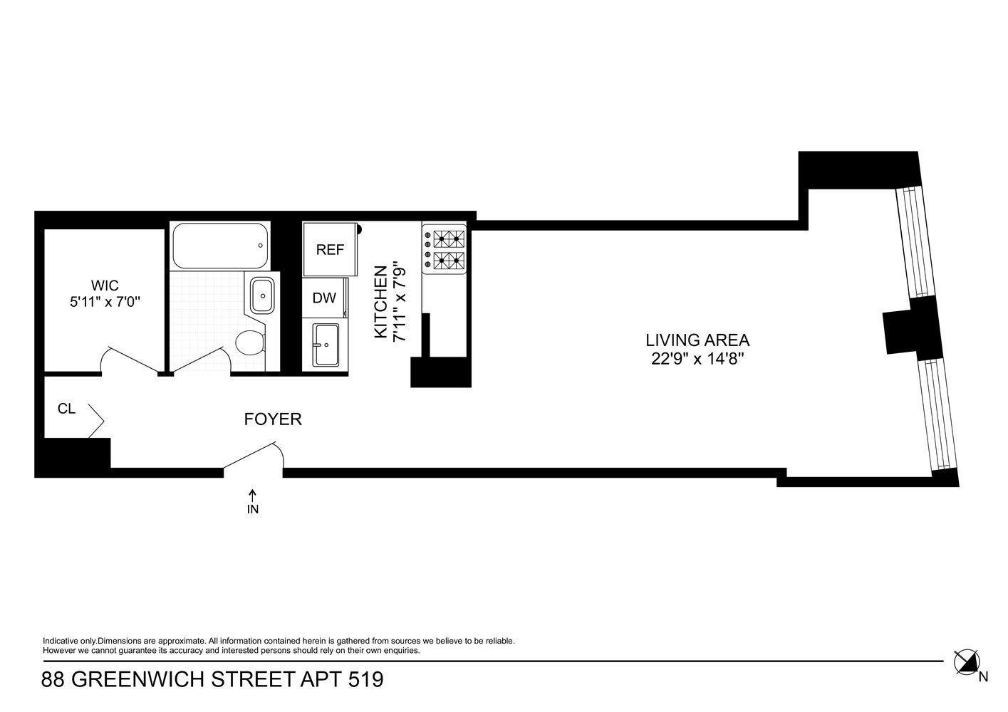 88 Greenwich Street 519 Financial District New York NY 10006