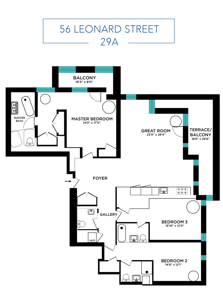 56 Leonard Street 29A Tribeca New York NY 10013