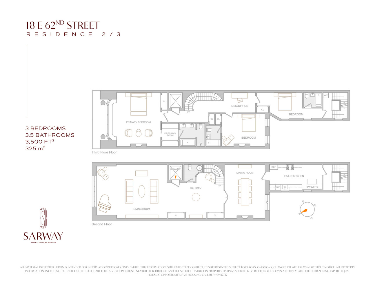 18 East 62nd Street 2/3 Upper East Side New York NY 10065