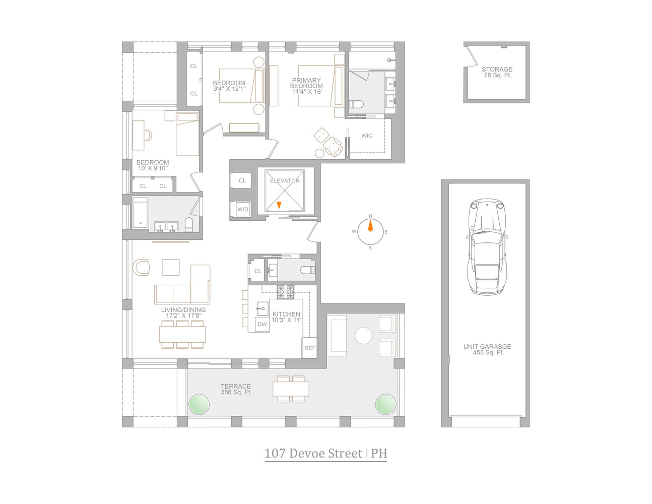 109 Devoe Street PH Williamsburg Brooklyn NY 11211