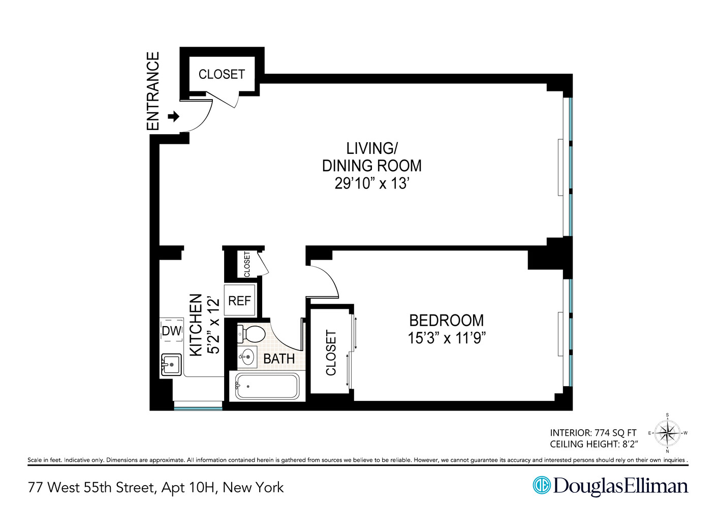 77 West 55th Street 10H Midtown West New York NY 10019