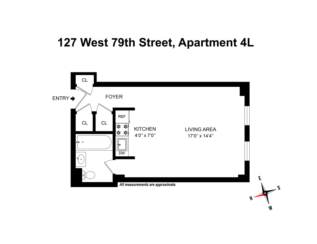 127 West 79th Street 4L Upper West Side New York NY 10024