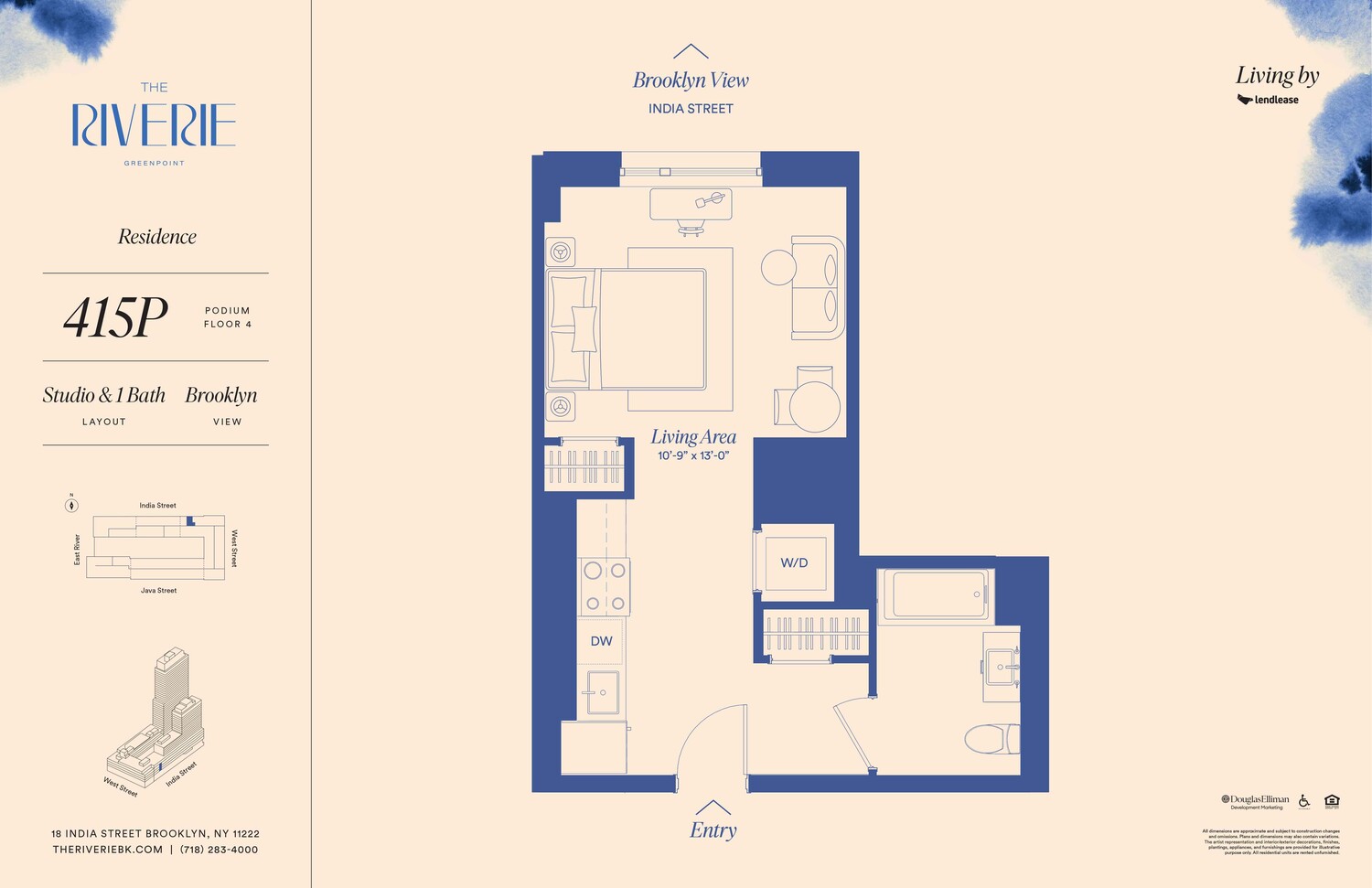 18 India Street 415P Greenpoint Brooklyn NY 11222