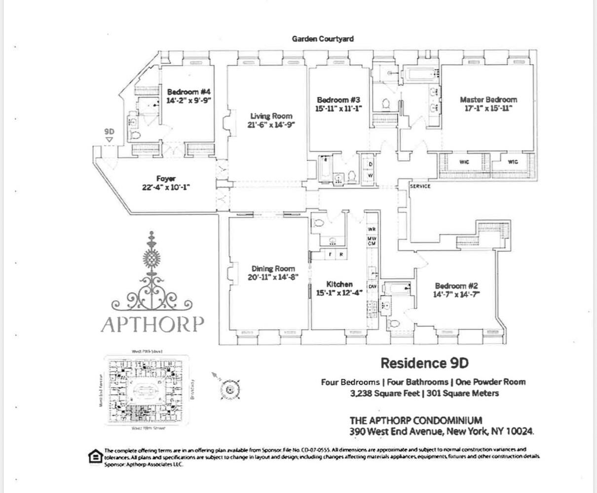 390 West End Avenue Upper West Side New York NY 10024