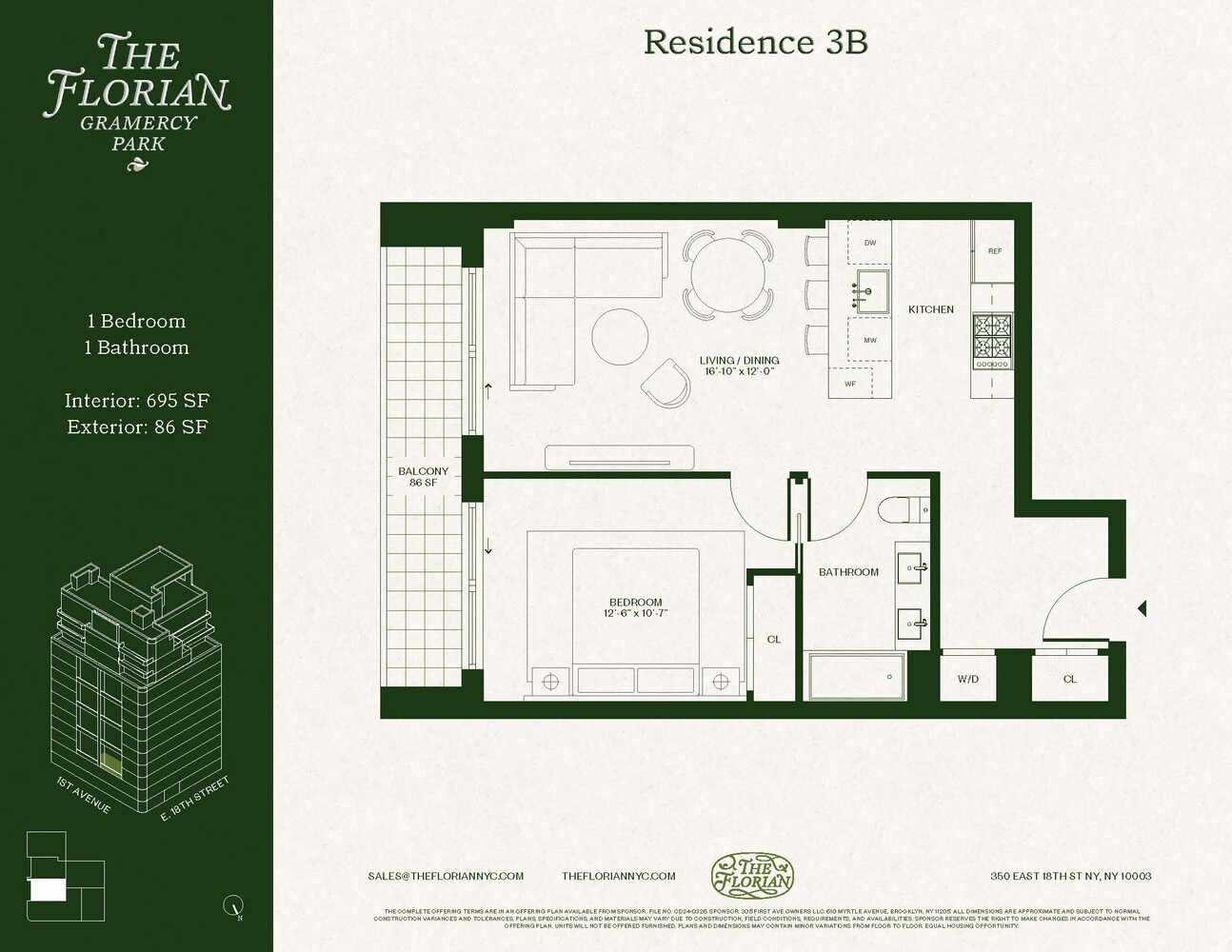 350 East 18th Street 3B Gramercy Park New York NY 10003