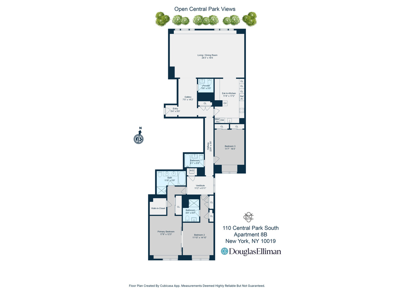 110 Central Park South Central Park South New York NY 10019