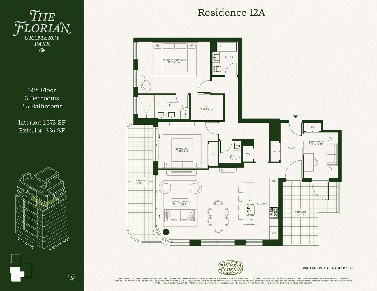 350 East 18th Street 12A Gramercy Park New York NY 10003
