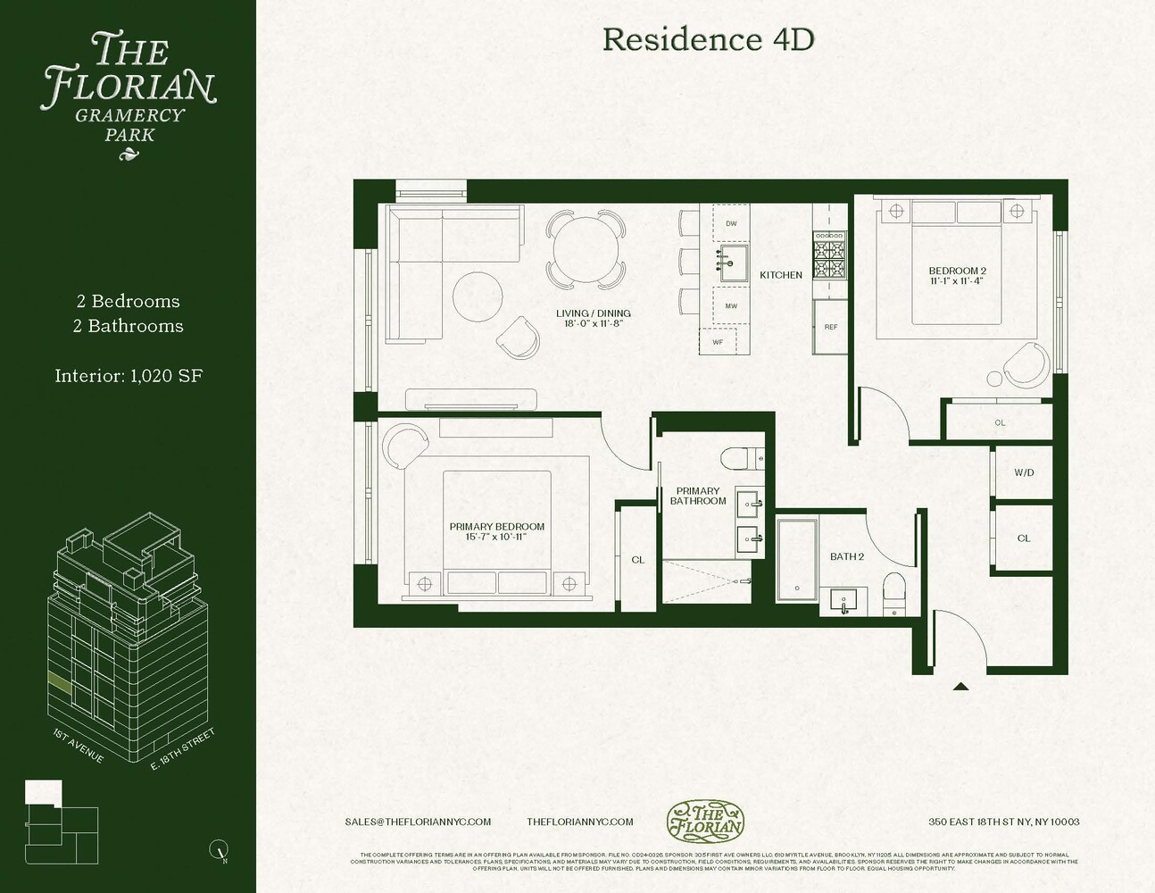 350 East 18th Street 4D Gramercy Park New York NY 10003