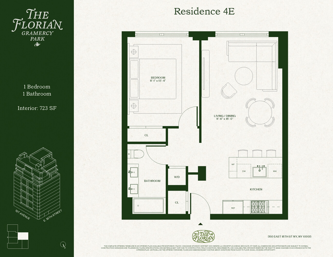 350 East 18th Street 4E Gramercy Park New York NY 10003