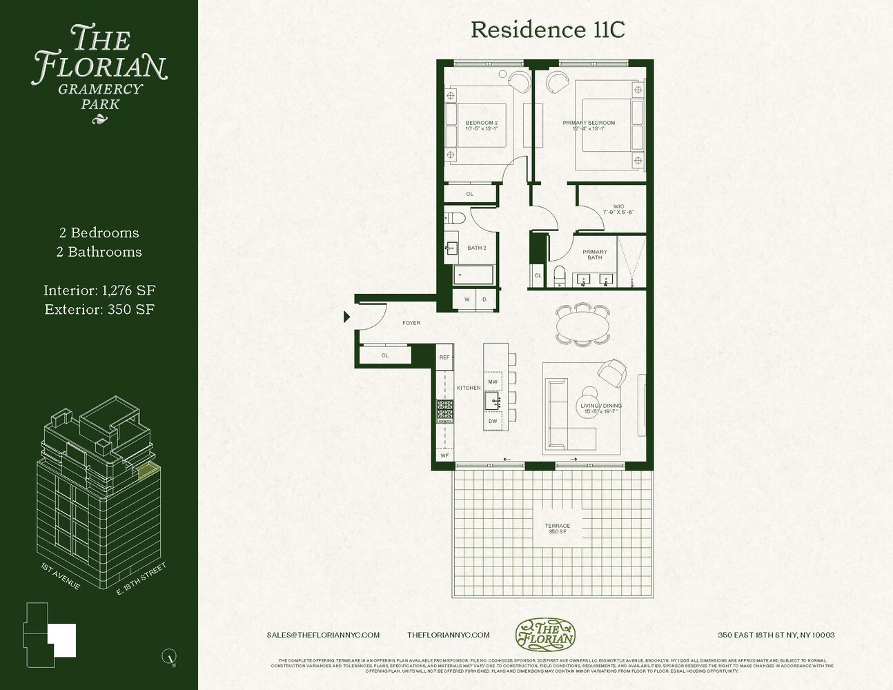 350 East 18th Street Gramercy Park New York NY 10003