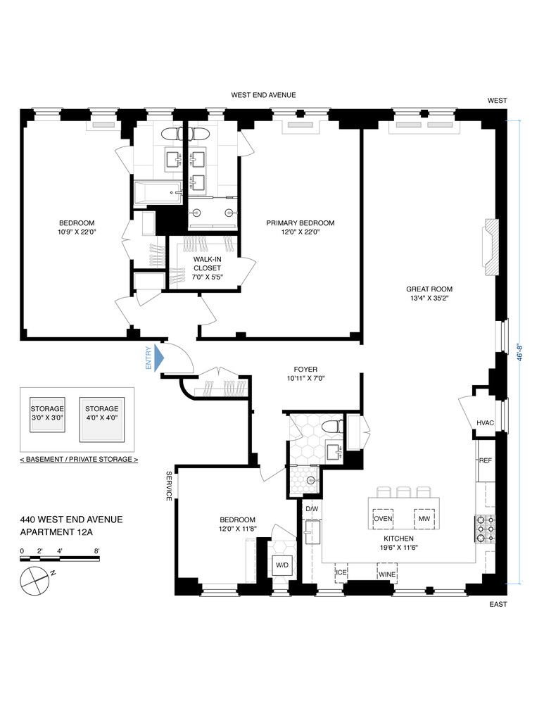 440 West End Avenue 12A Upper West Side New York NY 10024