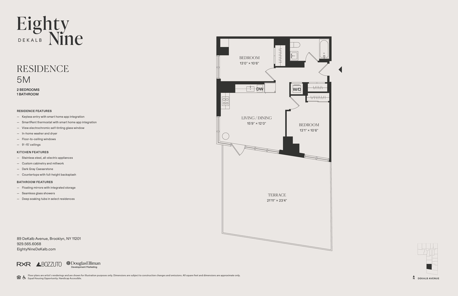 89 De Kalb Avenue 5M Fort Greene Brooklyn NY 11201