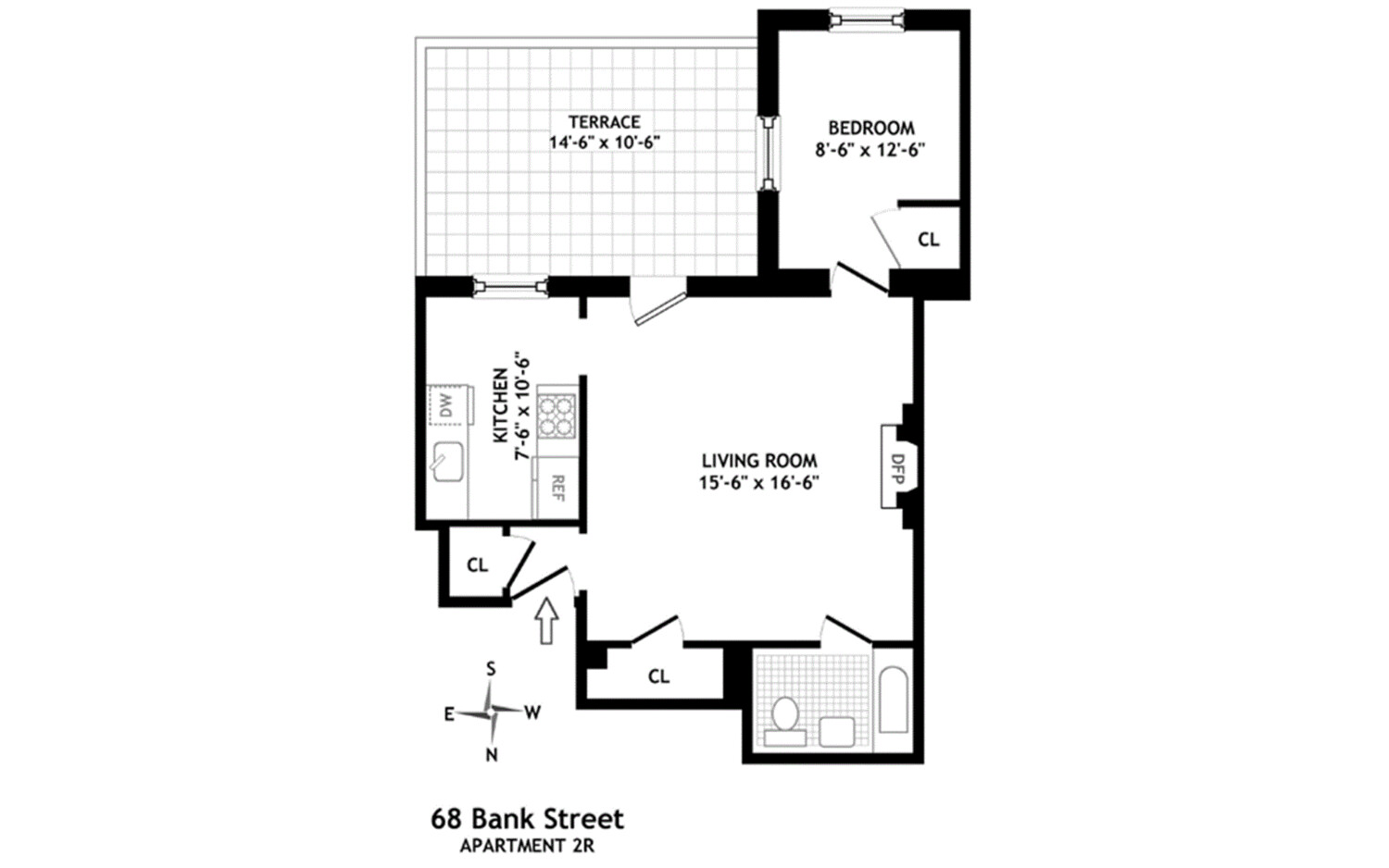 68 Bank Street W. Greenwich Village New York NY 10014