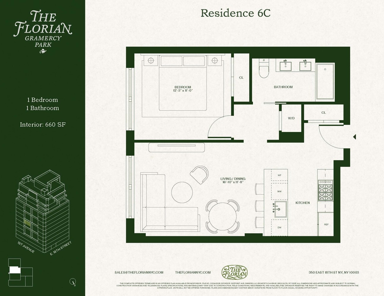 350 East 18th Street 6C Gramercy Park New York NY 10003