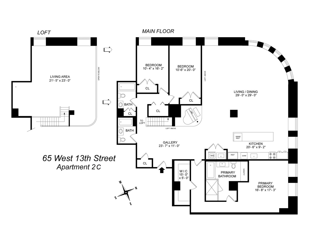 65 West 13th Street Greenwich Village New York NY 10011