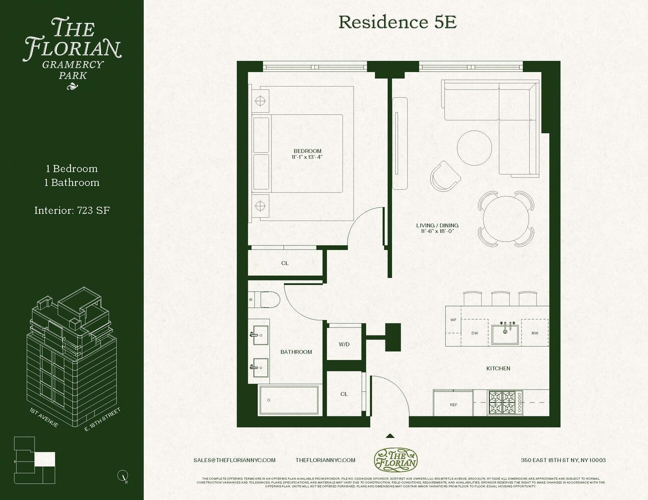 350 East 18th Street 5E Gramercy Park New York NY 10003