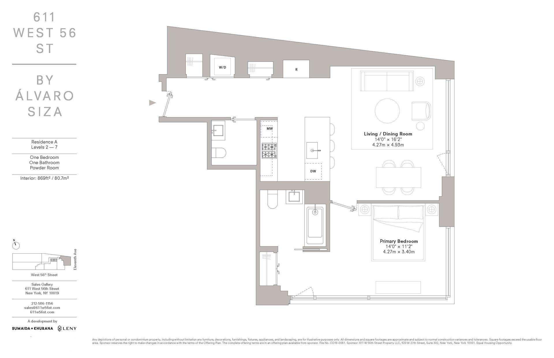 611 West 56th Street Clinton New York NY 10019