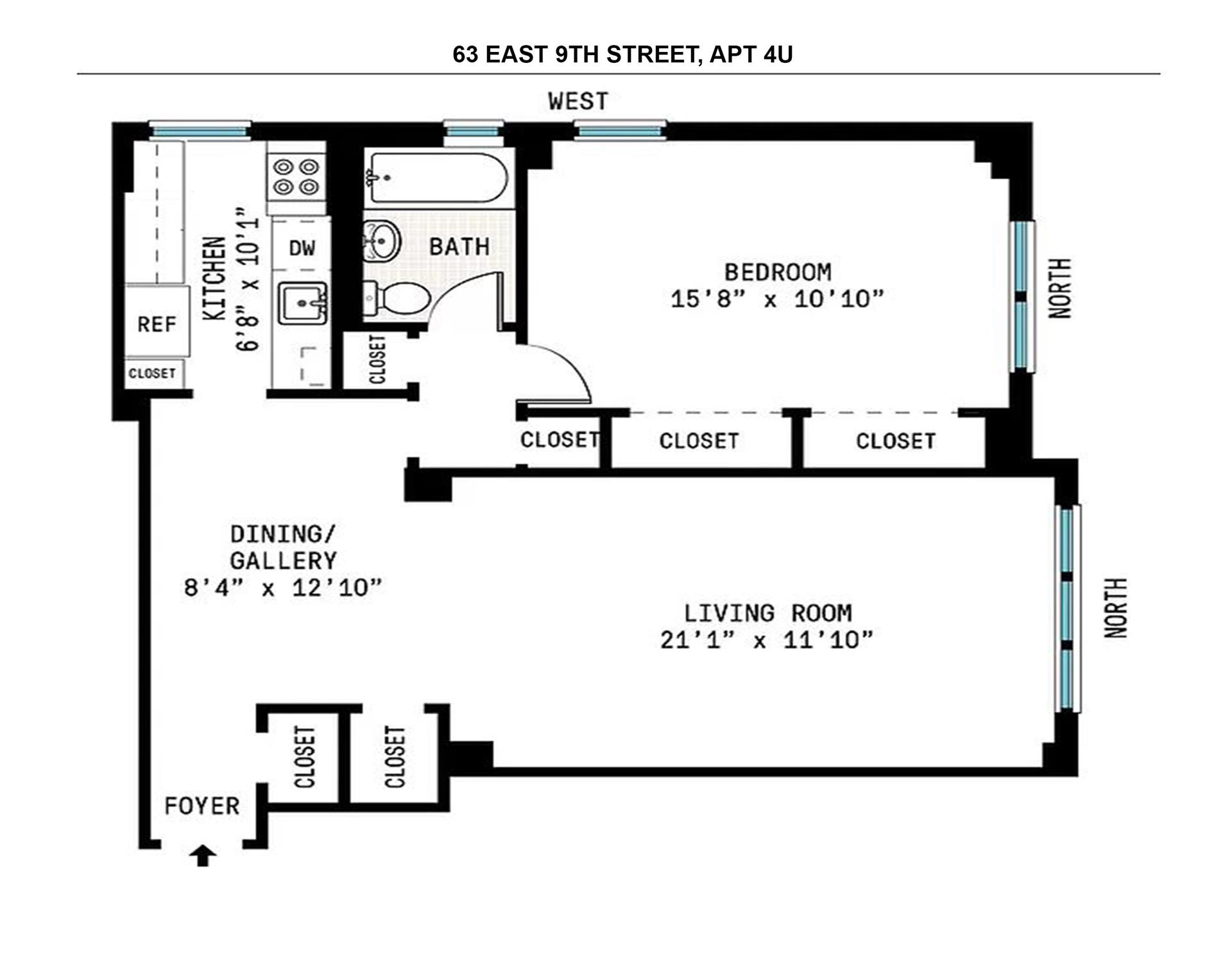 63 East 9th Street 4U Greenwich Village New York NY 10003