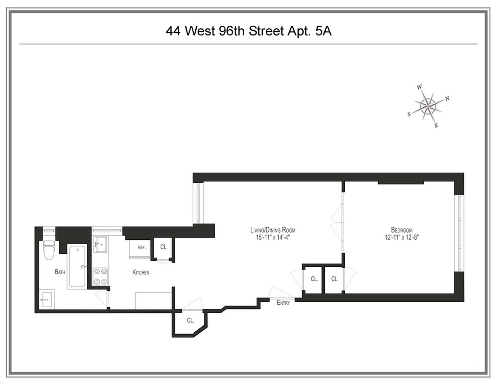 44 West 96th Street 5A Upper West Side New York NY 10025
