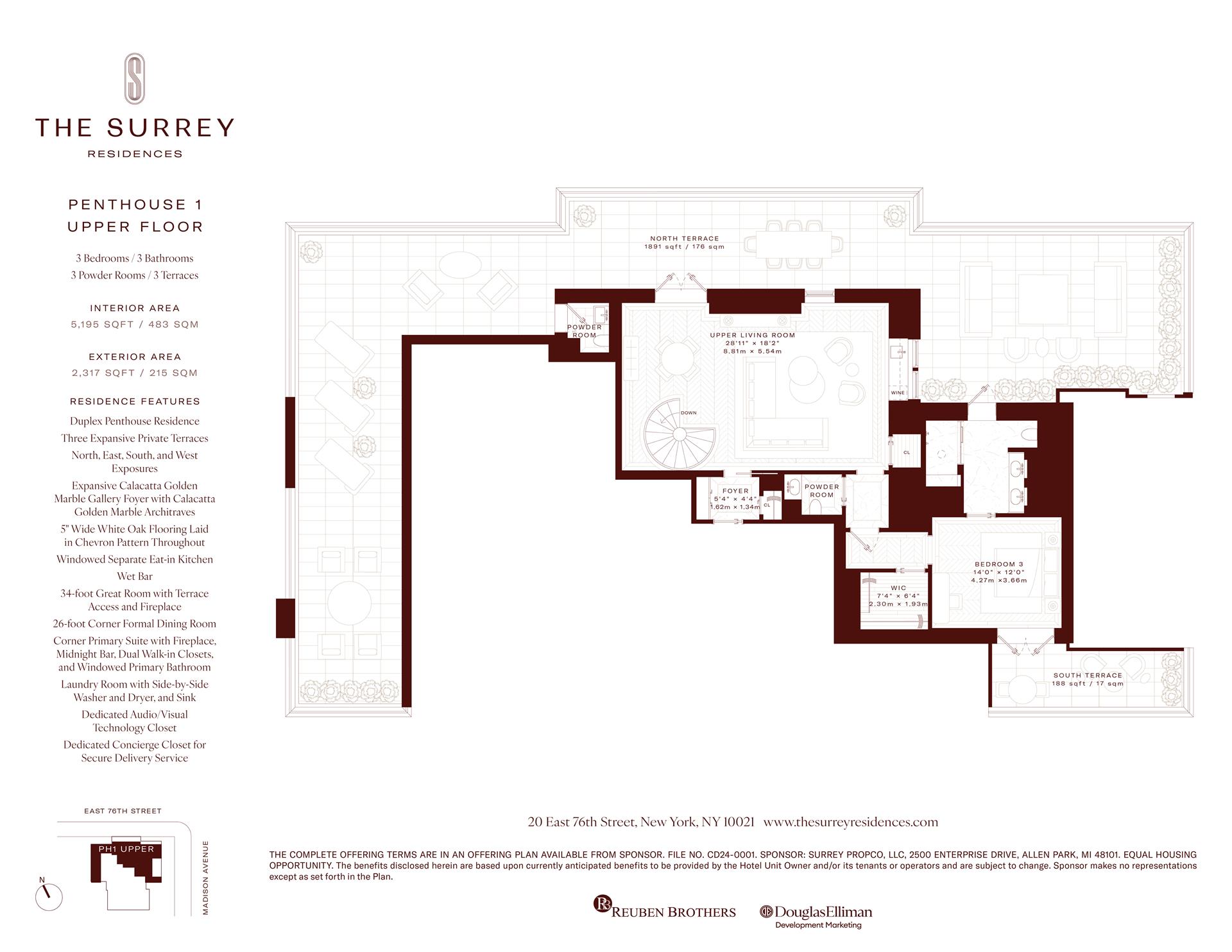 20 East 76th Street Upper East Side New York NY 10021