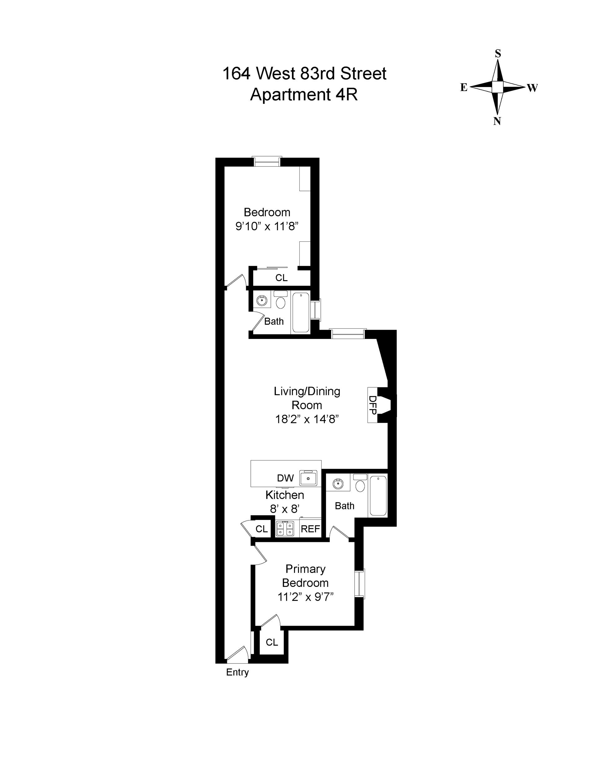 164 West 83rd Street 4R Upper West Side New York NY 10024