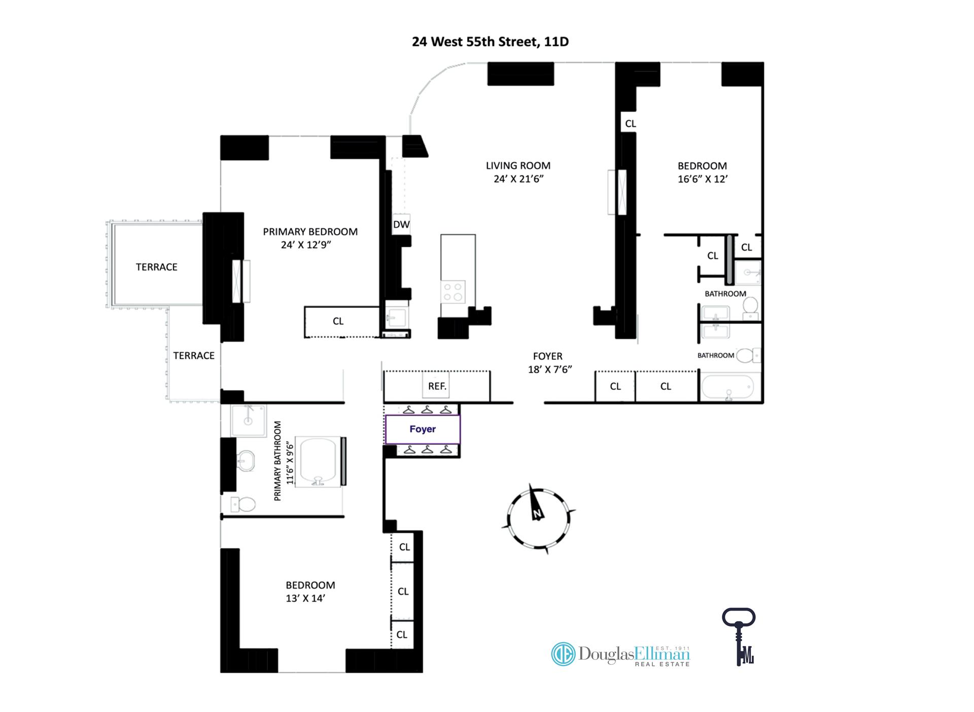 24 West 55th Street 11D Midtown West New York NY 10019