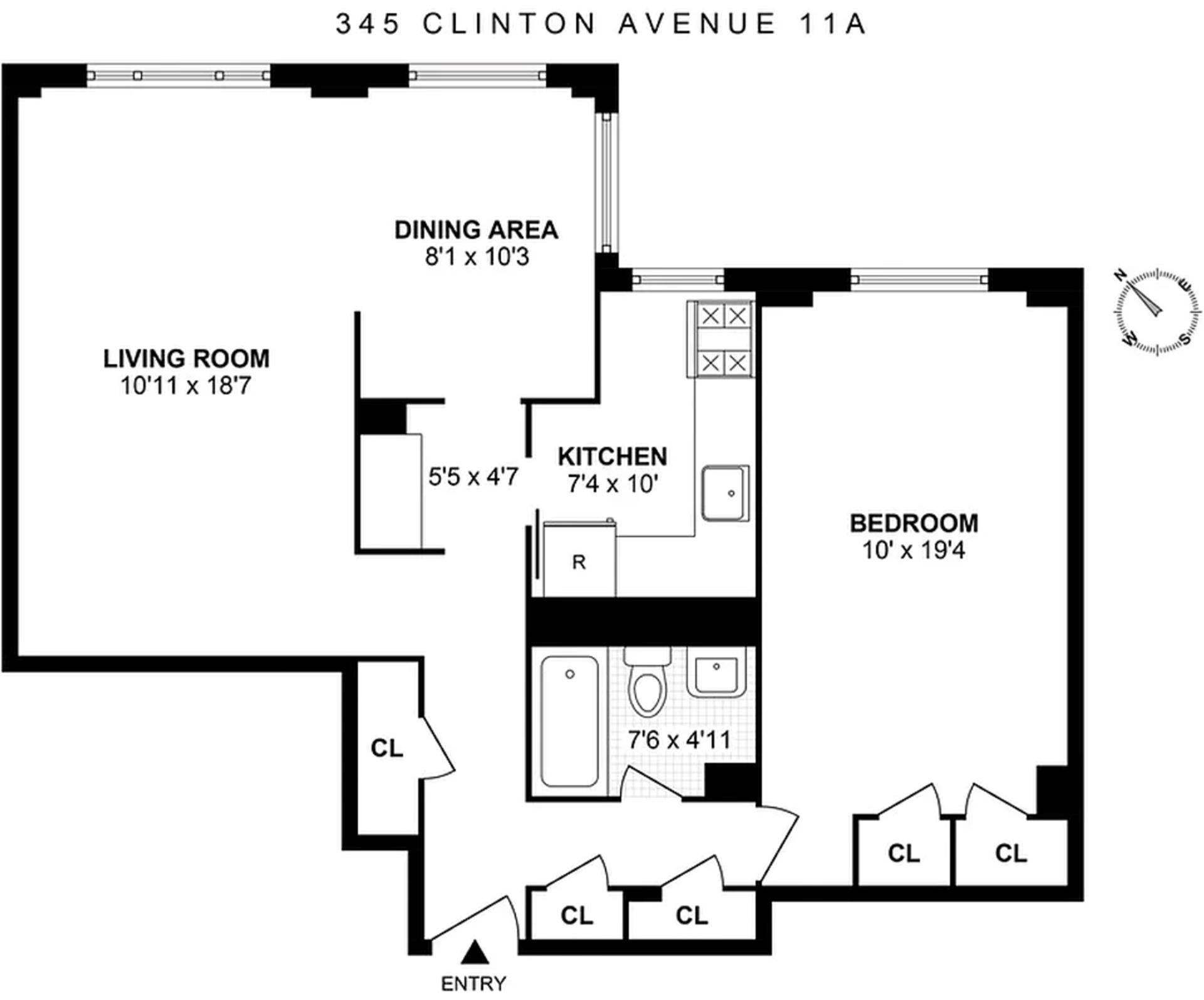 345 Clinton Avenue Clinton Hill Brooklyn NY 11238