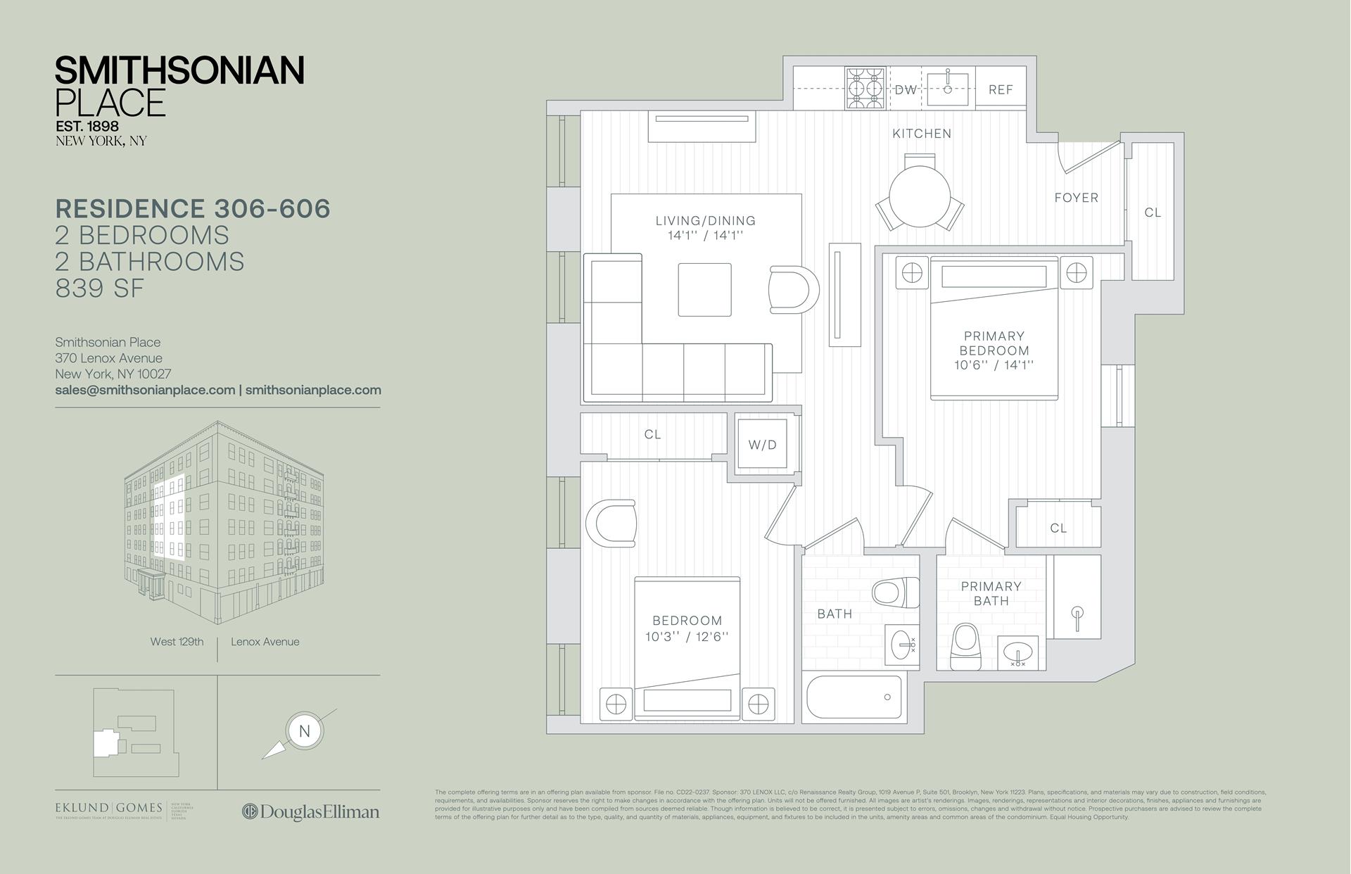 370 Lenox Avenue 406 West Harlem New York NY 10027