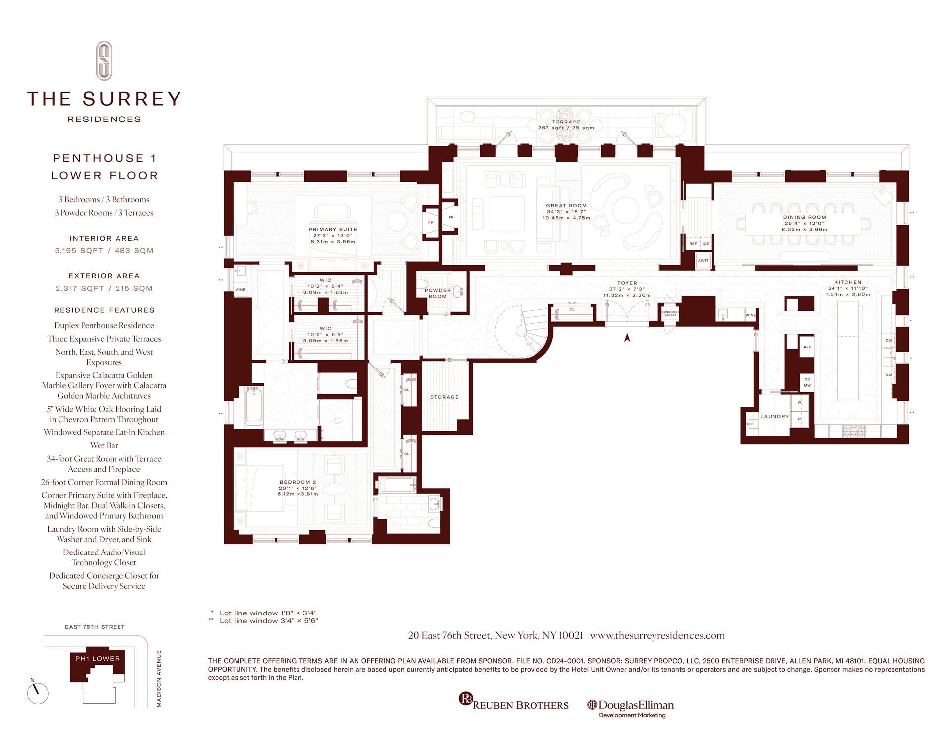 20 East 76th Street Upper East Side New York NY 10021