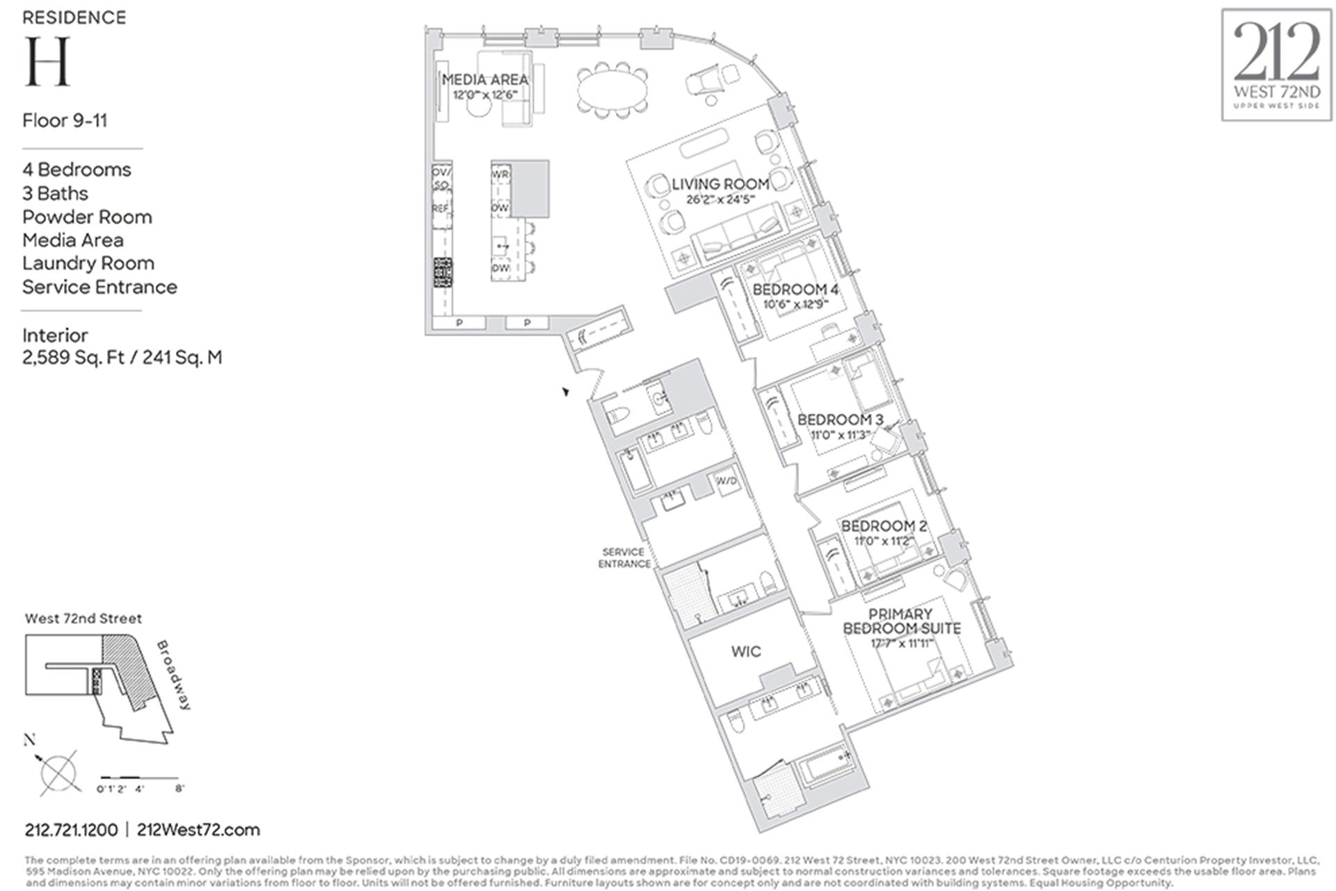 212 West 72nd Street Lincoln Square New York NY 10023