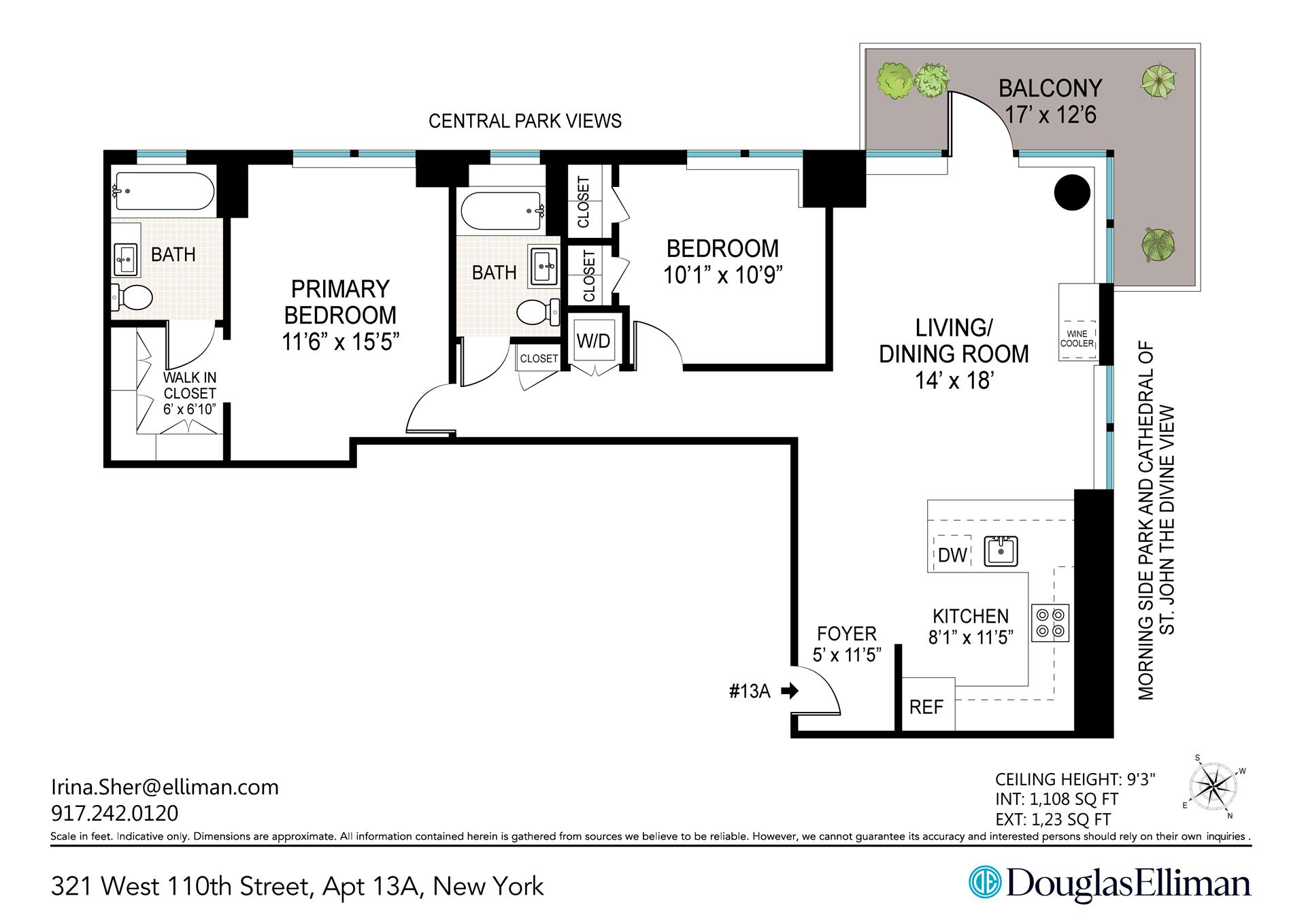 321 West 110th Street Manhattan Valley New York NY 10026